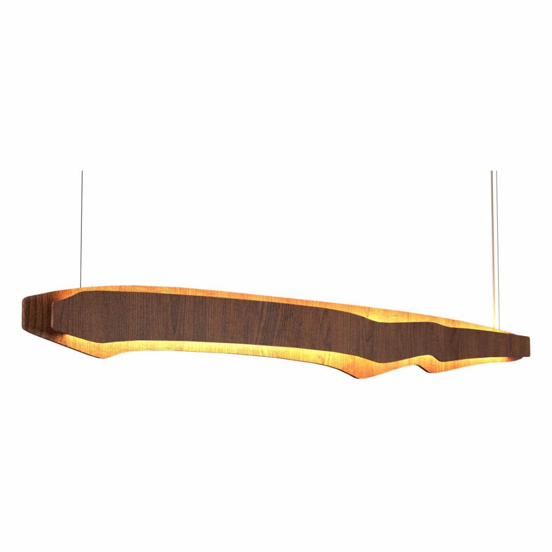 Pendente Accord Horizon Retangular 83 Watts 2700K Bivolt 1800x90x195mm 1472LED