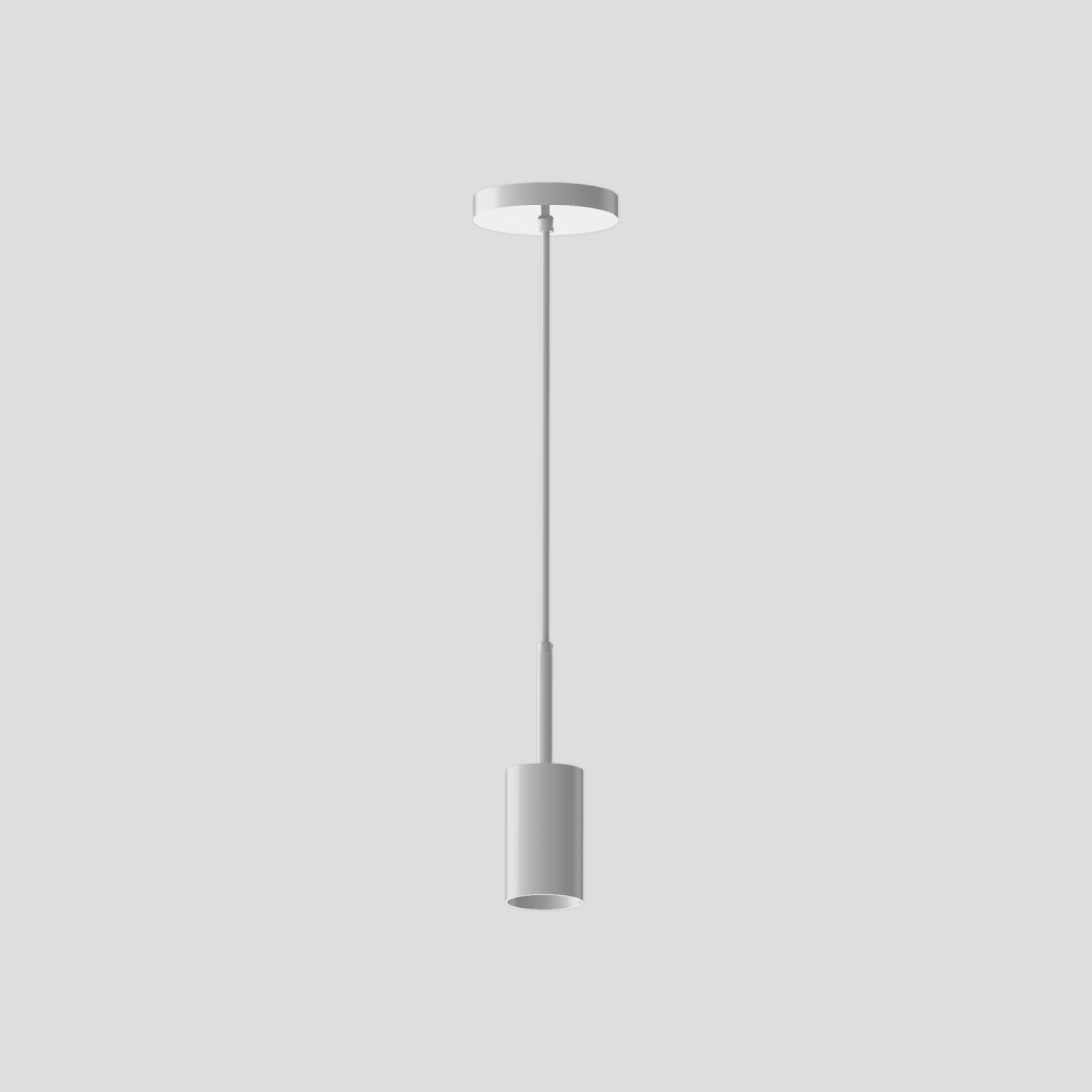 Pendente Montare Round 1L Dicroica MR16 Ø63x250mm 66225