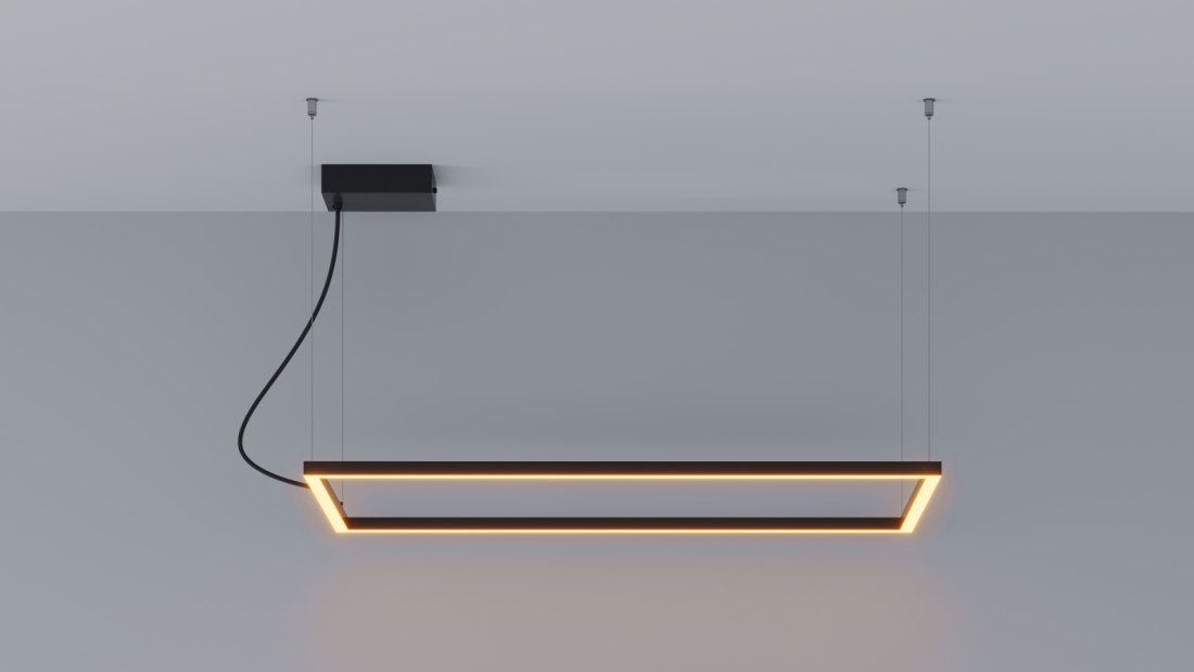 Pendente Montare Vega Plus Led Para Baixo 27,6 watts 800x400mm 33381