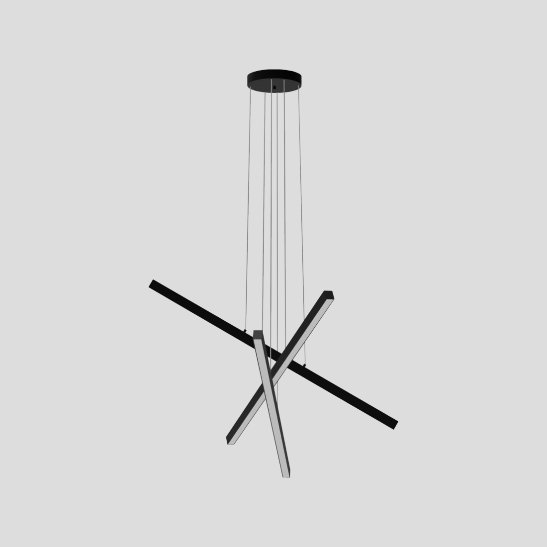 Pendente Montare Linear Triplo 27,6 watts 800x35x35mm 39380