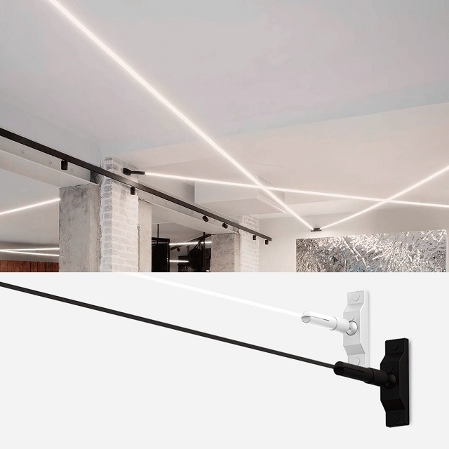 Perfil Opus LED Highline Preto 5 metros OPS 83762
