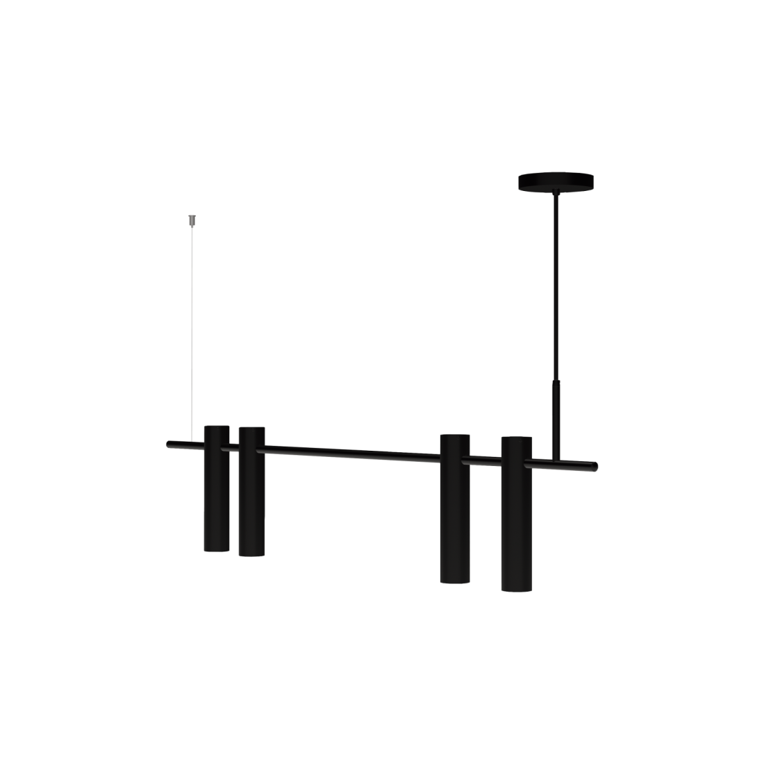 Pendente Montare Cetus 4L Mini Dicroica MR11 1400x100x250mm 316140