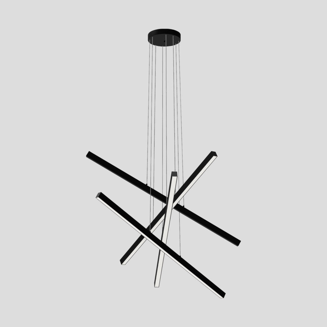 Pendente Montare Linear Quadruplo 46 watts 1000x35x35mm 394100