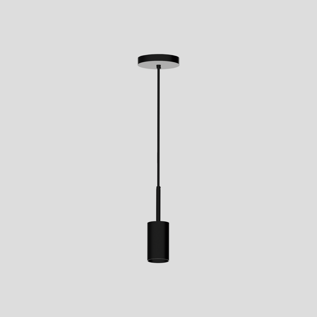 Pendente Montare Round 1L Dicroica MR16 Ø63x250mm 66225