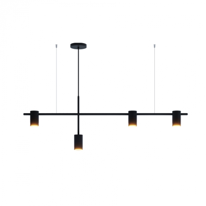 Pendente Montare Jade 3+1 4L Dicroica MR16 1200x100x400mm 311120