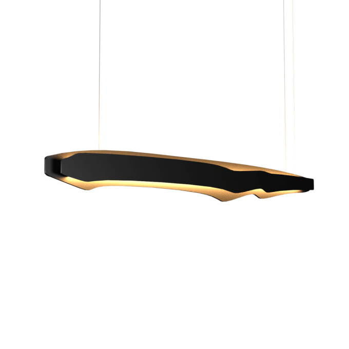 Pendente Accord Horizon Retangular 46 Watts 2700K Bivolt 1000x90x195mm 1470LED
