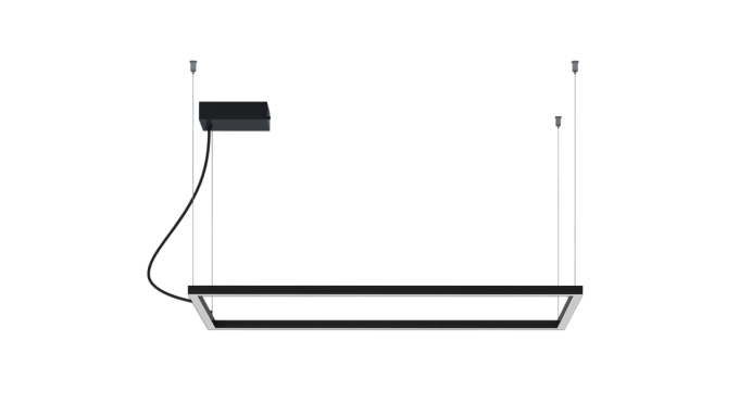Pendente Montare Vega Plus Led Para Baixo 27,6 watts 800x400mm 33381