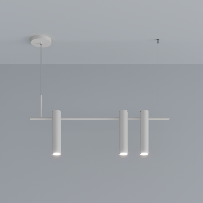 Pendente Montare Cetus 3L Mini Dicroica MR11 800x100x250mm 31480