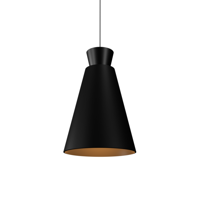 Pendente Accord Cônico Madeira 1L E27 Ø270x380mm 1473