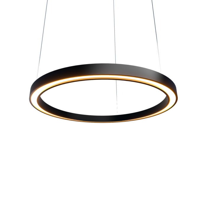 Pendente Accord Anel Frame Luz para Baixo 18 Watts 2700K Bivolt Ø500x40mm 1431LED