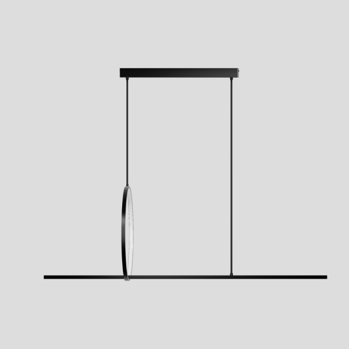 Pendente Montare Maia Plus 28,5 watts Ø400x1200mm 369120