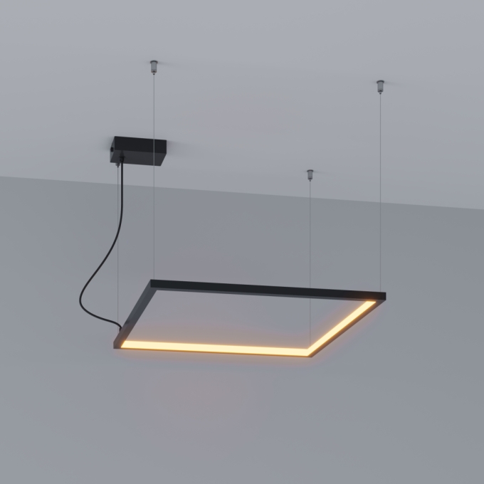 Pendente Montare Vega Plus Led Interno 18,4 watts  400x400mm 33440