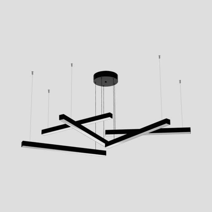 Pendente Montare Linear Plus Quíntuplo 46 watts 800x35x35mm 39880