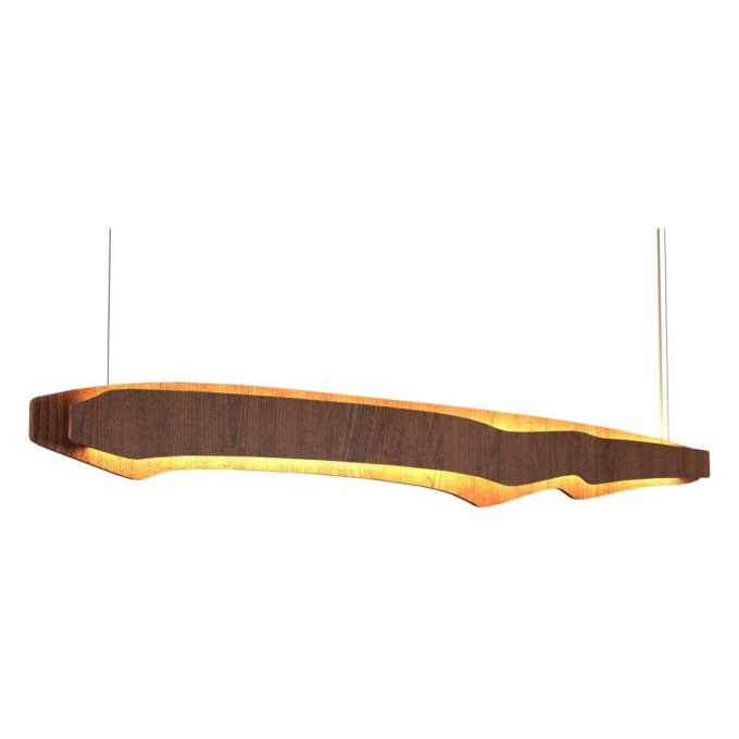 Pendente Accord Horizon Retangular 46 Watts 2700K Bivolt 1000x90x195mm 1470LED