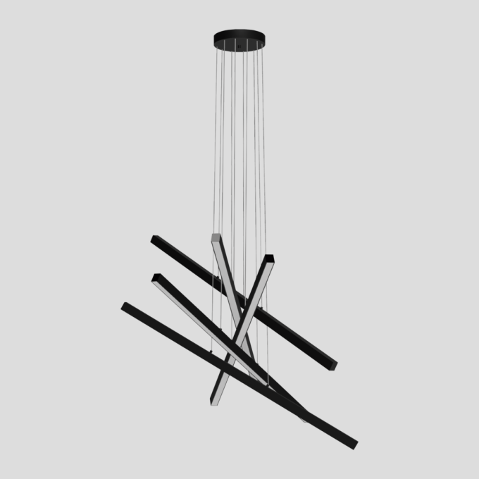 Pendente Montare Linear Quíntuplo 46 watts 800x35x35mm 39580