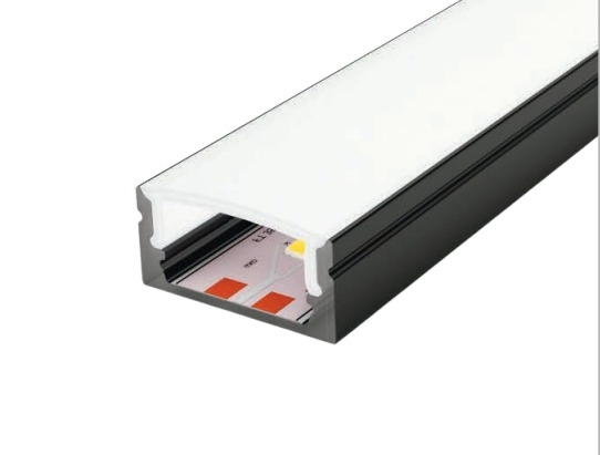 Perfil Sobrepor Sob Medida MK Iluminação 17x8mm (Somente Perfil) ALP02