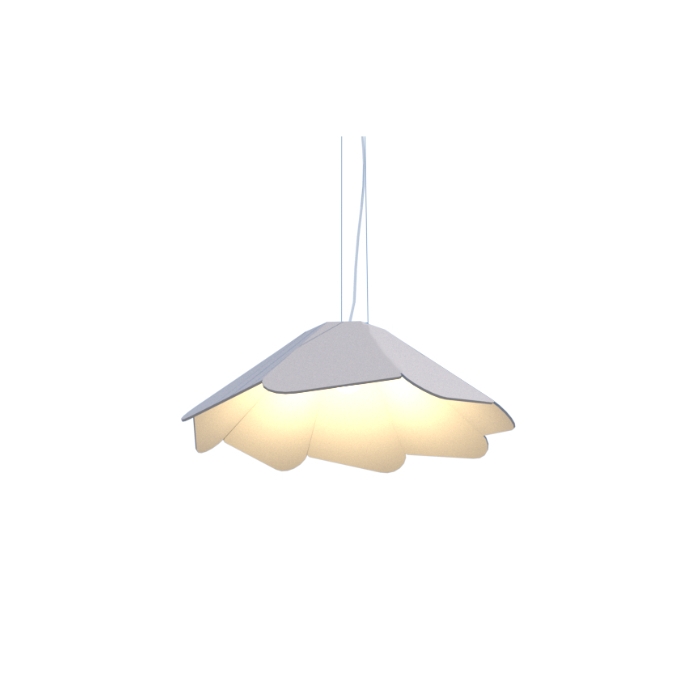 Pendente Fox Lustres Madeira Facetado 1L E27 Ø580x210mm 894