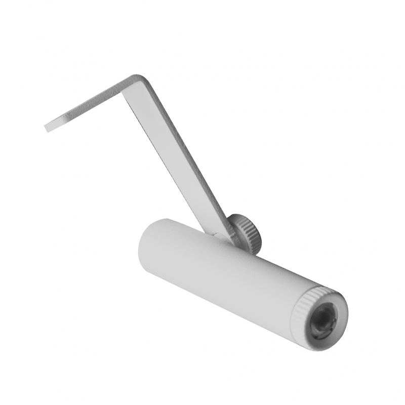 Mini Spot Direcional Romalux Angle Branco 2 watts 2700K 30° Bivolt IP20 Ø15x55mm Waldir Jr. 80207