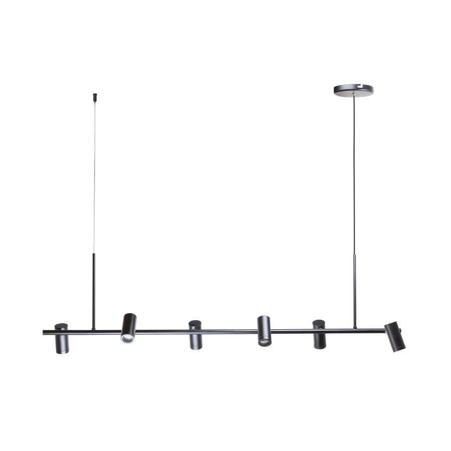 Pendente Spotline Foco 6L MR11 Alumínio 1220x50mm 1006/6 