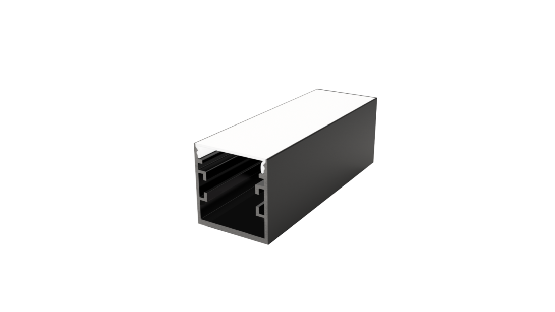 Perfil Sobrepor Sob Medida MK Iluminação 35x35mm (Somente Perfil) ALP09L