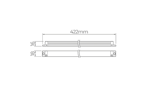 Fonte 12V Stella Ultrafina Evo 72 Watts IP20 Bivolt 422x16x18mm STL22695
