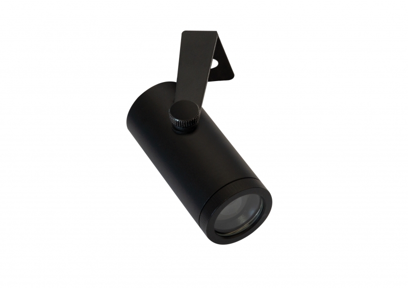 Spot Direcional Romalux Small Angle Preto 5 watts 2700K 27° a 60° Bivolt IP20 Ø30x69mm 80200