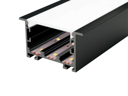 Perfil Embutido Sob Medida MK Iluminação 63x34,1mm (Somente Perfil) ALP12
