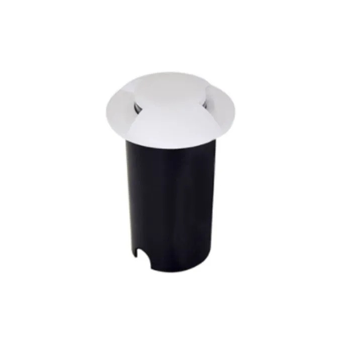 Embutido de Solo Nordecor Zola Branco Duplo Facho 1 watt 24° IP67 3000K Ø60x94mm 6155