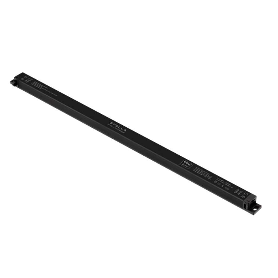Fonte 24V Stella Ultrafina Evo 60 Watts IP20 Bivolt 422x16x18mm STL22684
