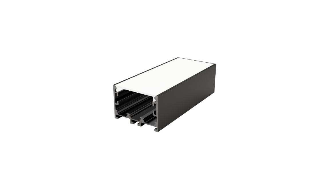 Perfil Sobrepor Sob Medida MK Iluminação 50x34,1mm (Somente Perfil) ALP13