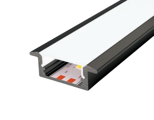 Perfil Embutido Sob Medida MK Iluminação 23x8mm (Somente Perfil) ALP01