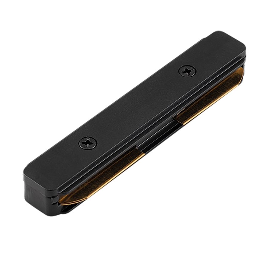 Conexão Reta Stella para Trilho Trace Preto STL22490PTO