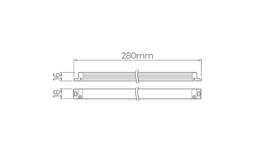 Fonte 12V Stella Ultrafina Evo 24 Watts IP20 Bivolt 280x16x18mm STL22691
