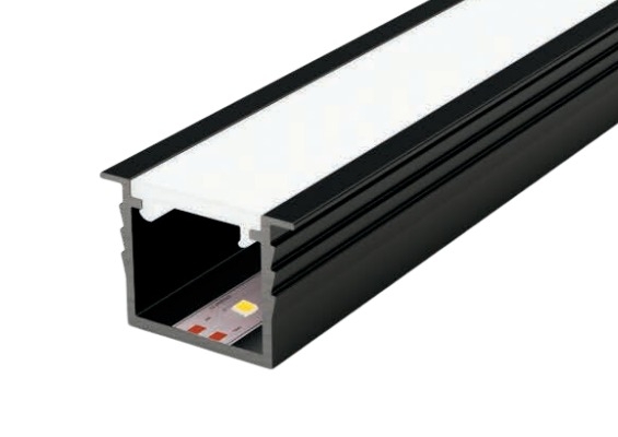 Perfil Embutido Sob Medida MK Iluminação Slim 16,9x11,8mm (Somente Perfil) ALP15