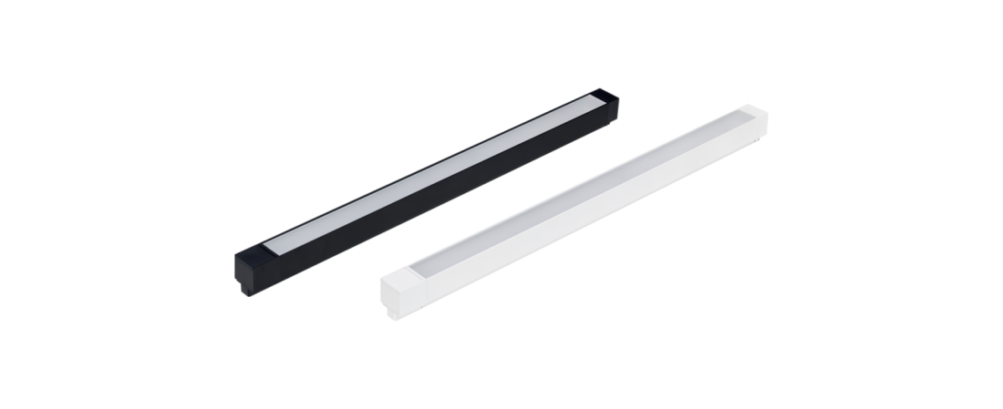Luminária de Luz Geral Stella Linha Trace Branco 25 watts 4000K Bivolt 590x45x35mm STL22461BR/40