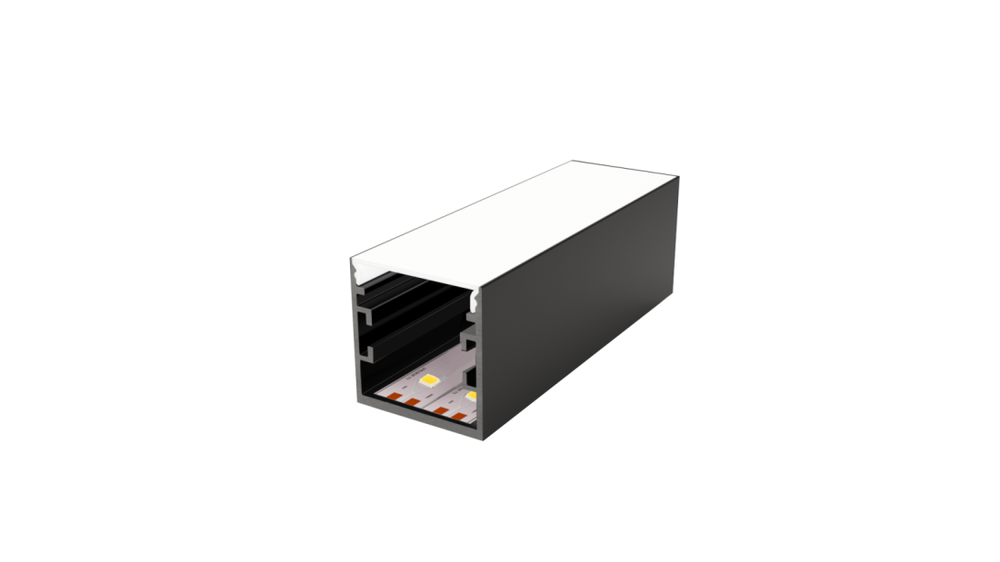 Perfil Sobrepor Sob Medida MK Iluminação 35x35mm (Somente Perfil) ALP09L