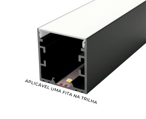 Perfil Sobrepor Sob Medida MK Iluminação 35x35mm (Somente Perfil) ALP09E