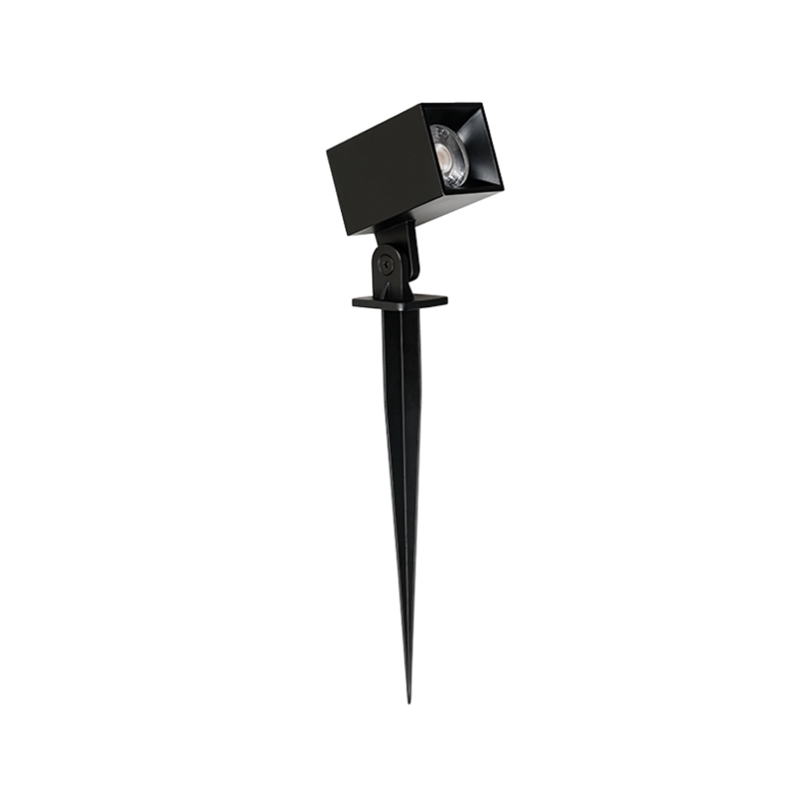 Espeto Jardim Stella Hide Recuado 5 Watts 36° 3000K IP67 Preto STH8723/30
