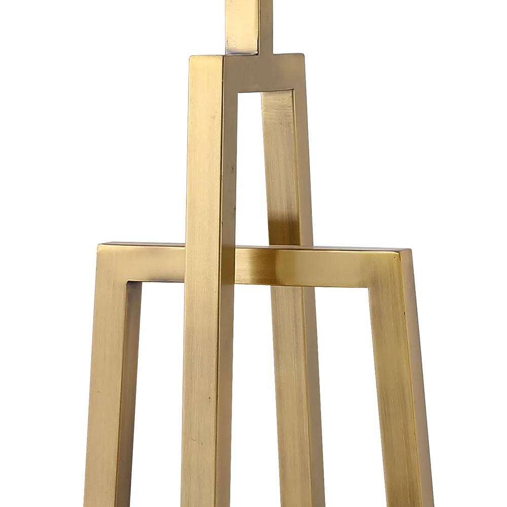 Base para Abajur Bella Veneto Dourado 1L E27 220x180x525mm MI004 (Sem Cúpula)