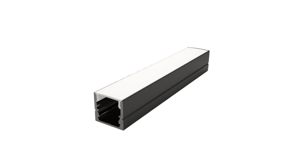 Perfil Sobrepor Sob Medida MK Iluminação 17x15mm (Somente Perfil) ALP04