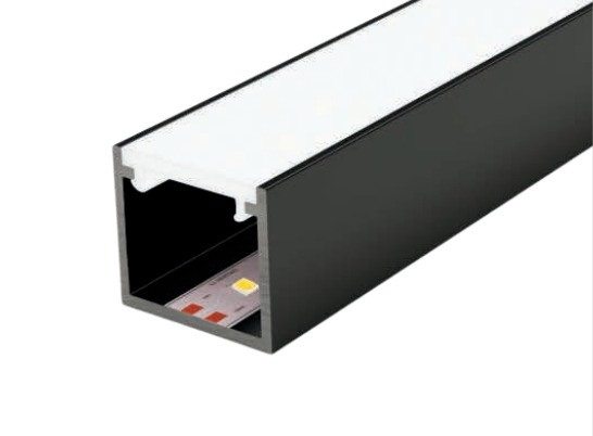 Perfil Sobrepor Sob Medida MK Iluminação Slim 12,9x11,8mm (Somente Perfil) ALP16