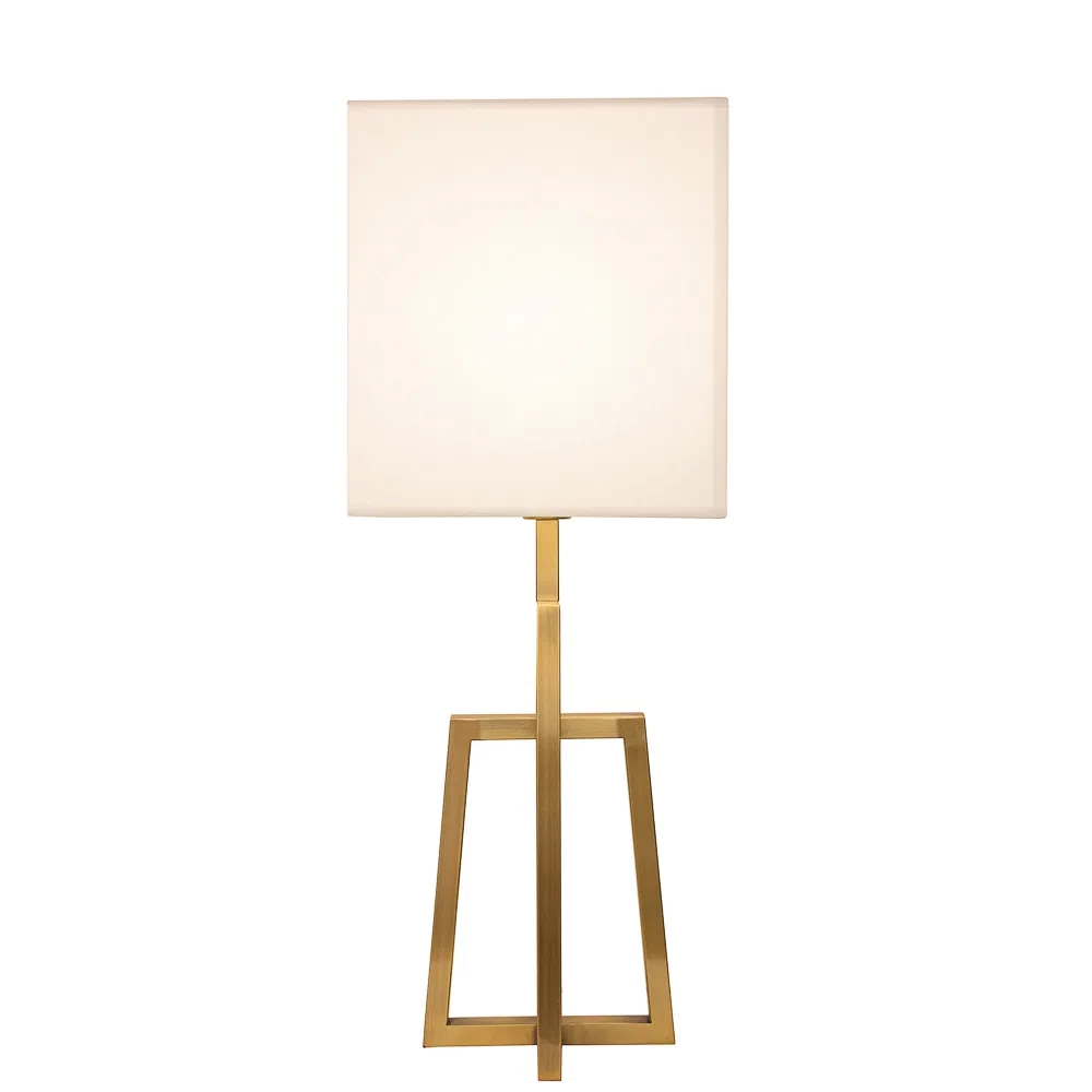 Base para Abajur Bella Veneto Dourado 1L E27 220x180x525mm MI004 (Sem Cúpula)