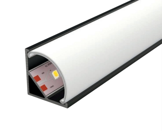 Perfil Sobrepor de Canto Sob Medida MK Iluminação 16x16mm (Somente Perfil) ALP06
