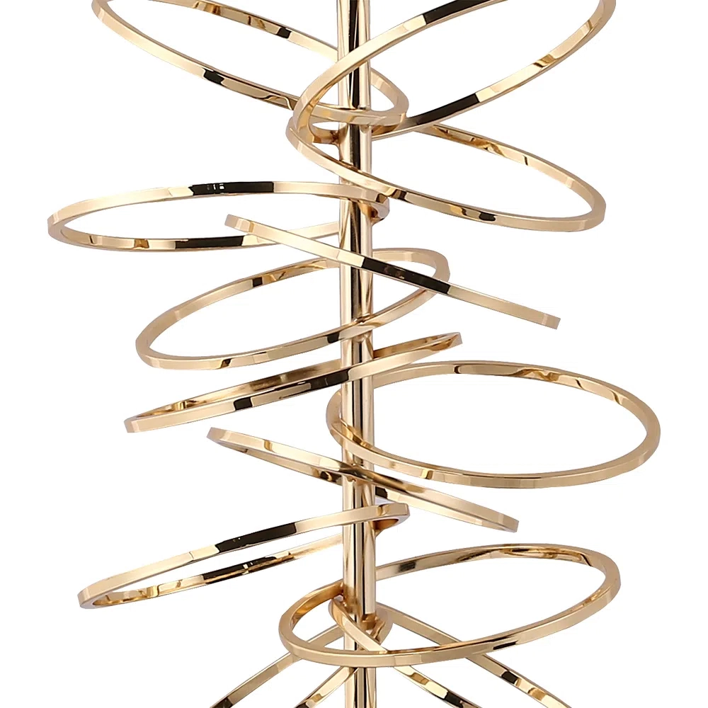 Base para Abajur Bella Veneto Dourado 1L E27 Ø130x540mm MI003 (Sem Cúpula)