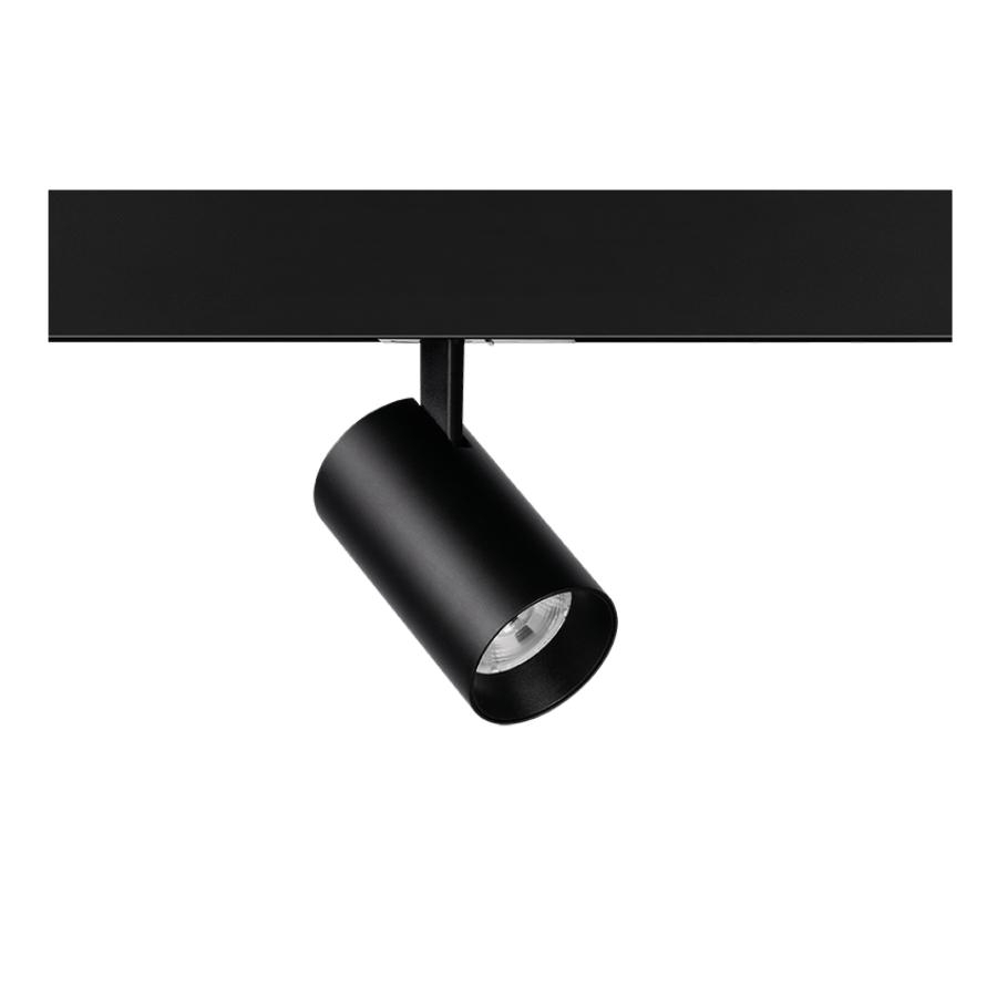 Spot para Trilho Stella Linha Trace Preto 7 watts 3000K Bivolt Ø65x112mm STL22417PTO/30