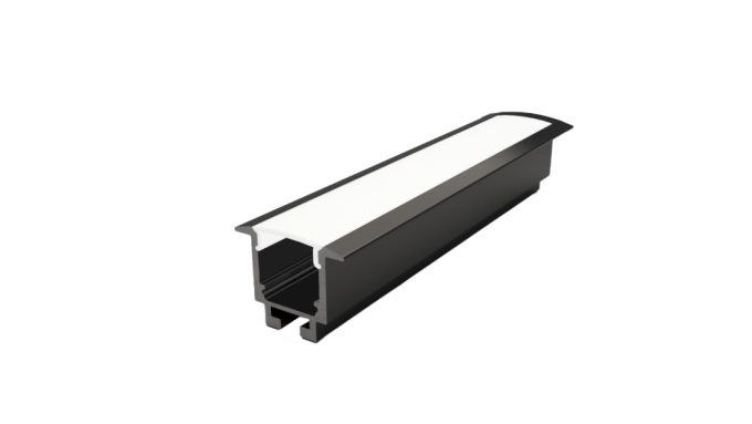 Perfil Embutido Sob Medida MK Iluminação 25x19mm (Somente Perfil) ALP03M