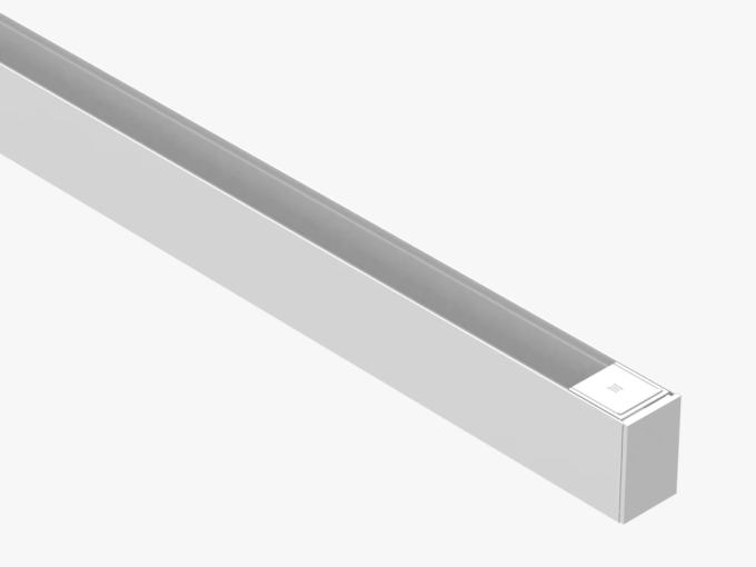 Trilho de Sobrepor Stella Trace 2 Metros Branco STL22406BR