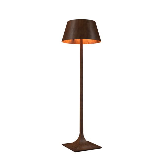 Coluna Accord Nostalgia Cúpula Madeira 1L E27 Ø560x1800mm 3044
