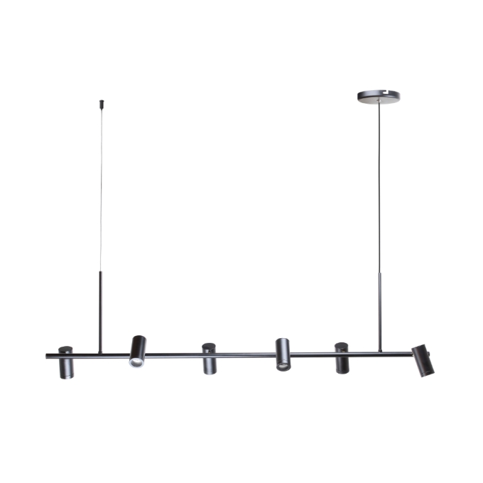 Pendente Spotline Foco 6L MR11 Alumínio 1220x50mm 1006/6 