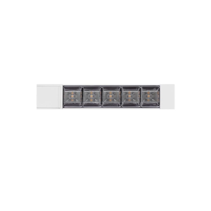 Luminária de Luz Pontual Stella Linha Trace Branco 7 watts 3000K Bivolt 190x45x35mm STL22465BR/30